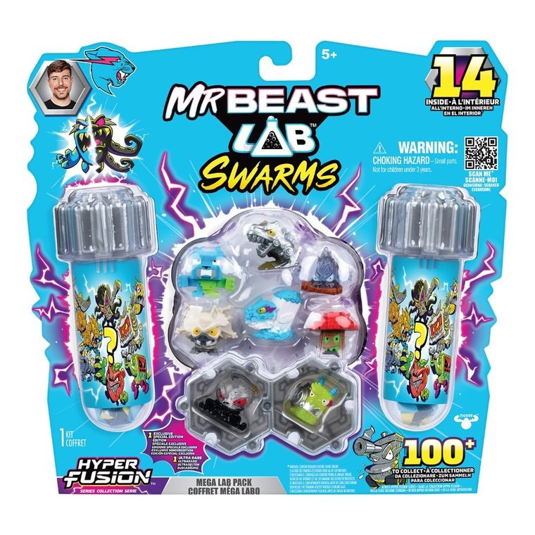 Mr Beast Lab, Mega Lab, laboratorium z figurkami, 1 szt.