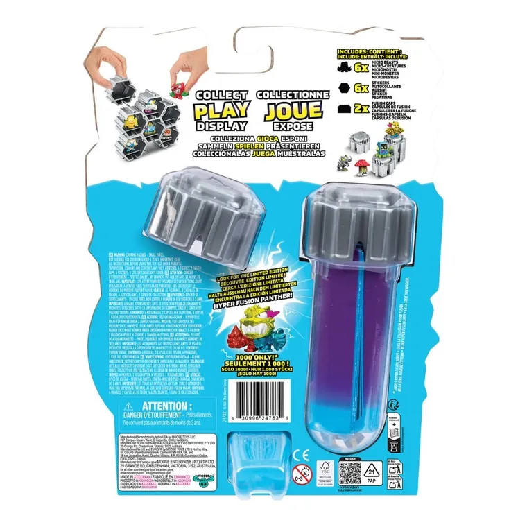 Mr Beast Lab, tuby z figurkami