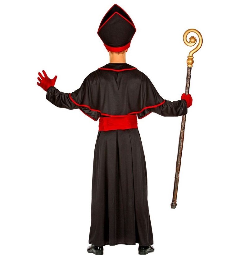 Mroczny kardynał, strój, czarny, rozmiar L/XL