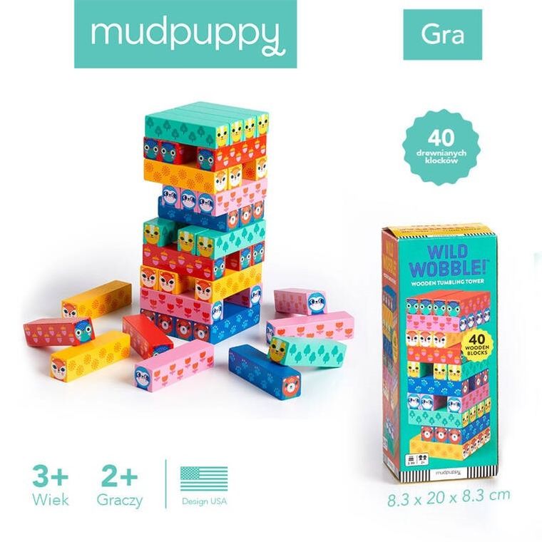 Mudpuppy, Chwiejąca się wieża, drewniana gra zręcznościowa