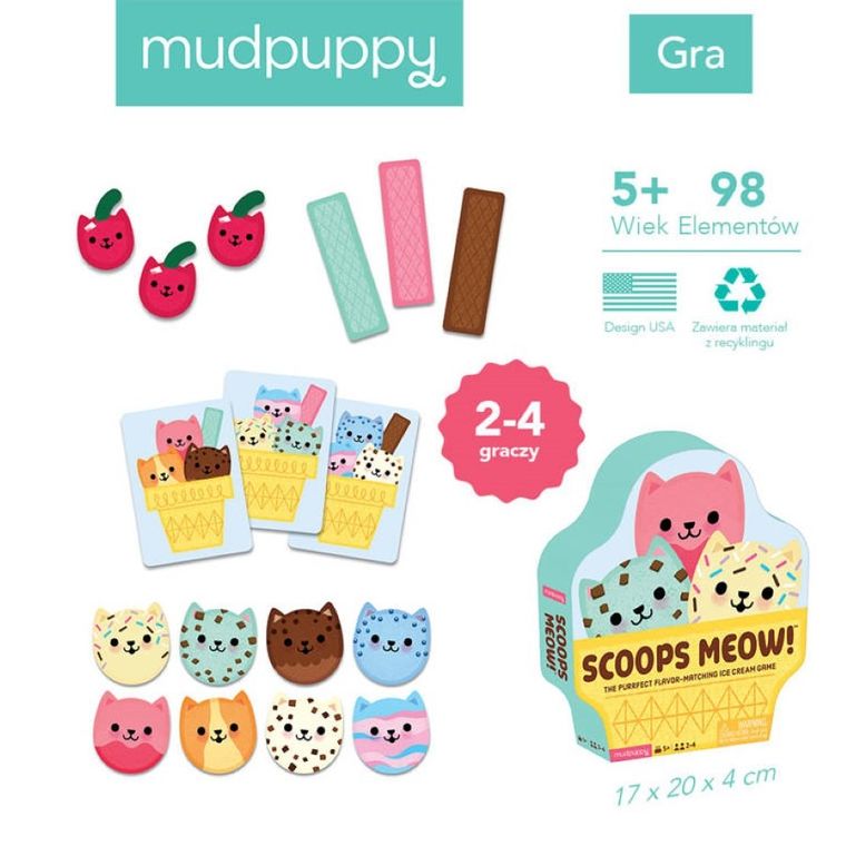 Mudpuppy, Kocie kulki, Miau! gra familijna
