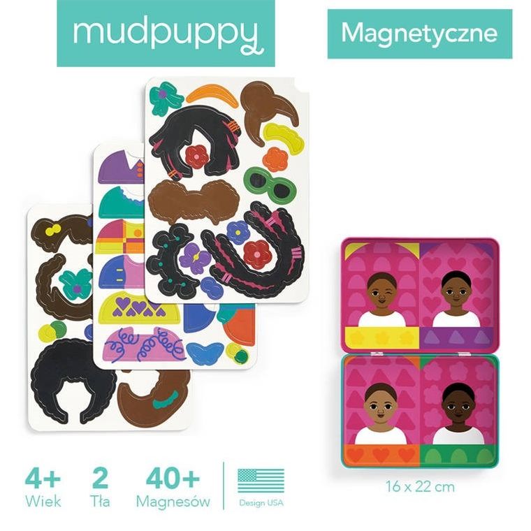 Mudpuppy, Moje włosy, moja korona, układanka magnetyczna