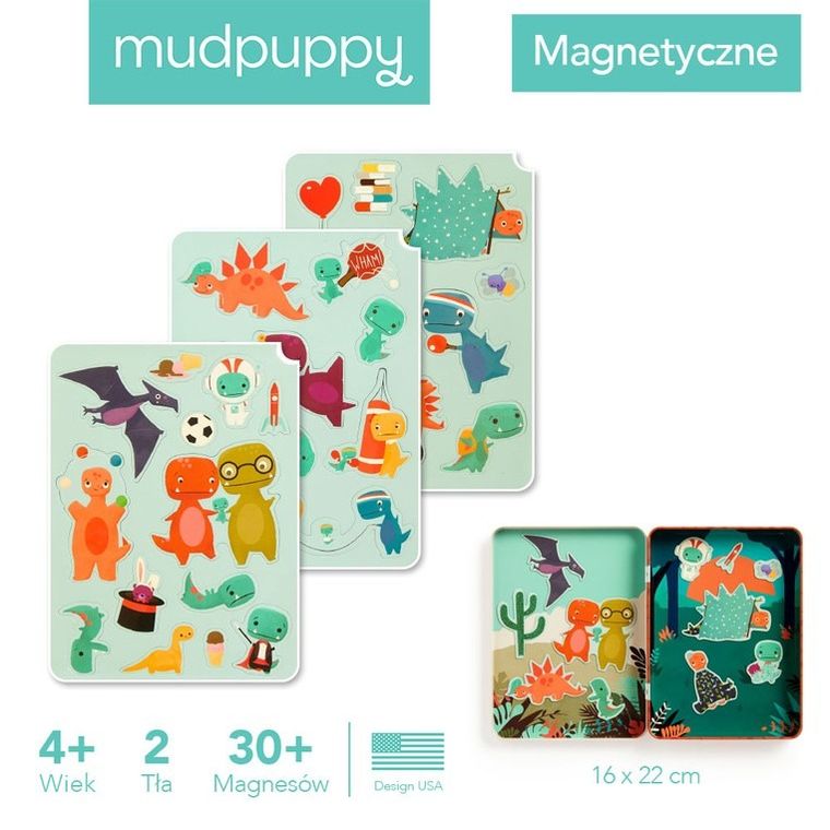 Mudpuppy, Tiny T.rex, magnetyczne konstrukcje