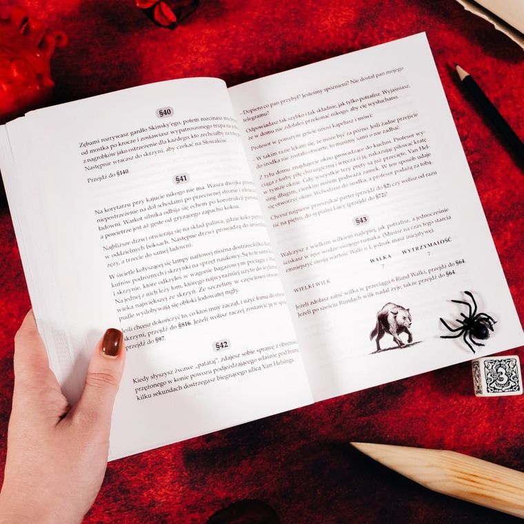 Muduko, Dracula, Klątwa wampira, książkowa gra strategiczna