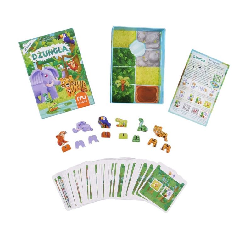 Muduko, Dżungla, 60 zagadek, gra logiczna