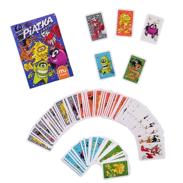 Muduko, Piątka z kosmosu, gra karciana