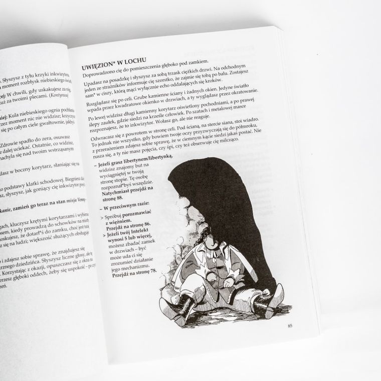 Muduko, W mroku wieży, gra książkowa