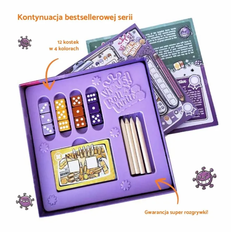 Muduko, Wirus! Roll & Write, gra kościana