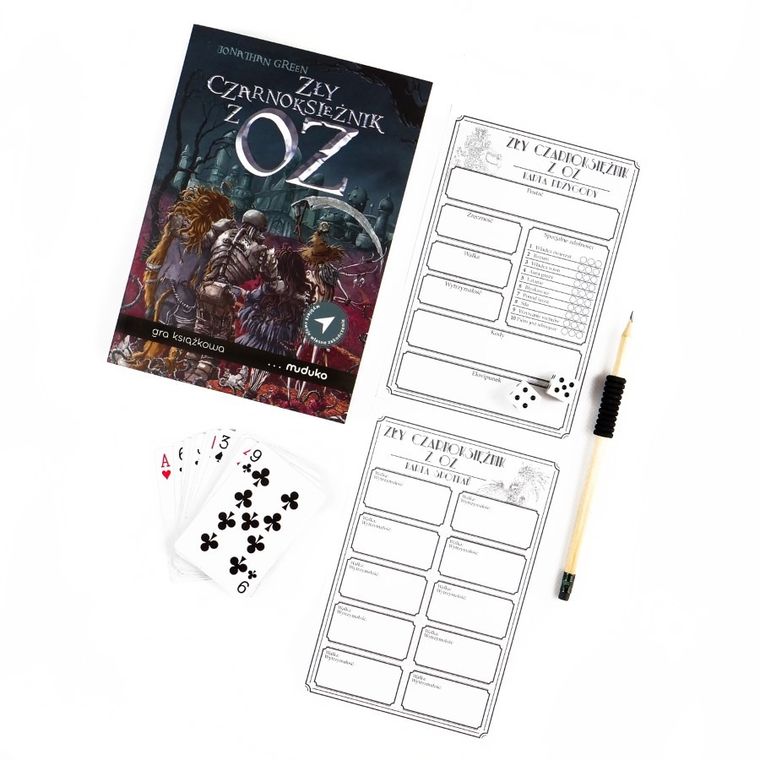 Muduko, Zły czarnoksiężnik z Oz, książkowa gra strategiczna