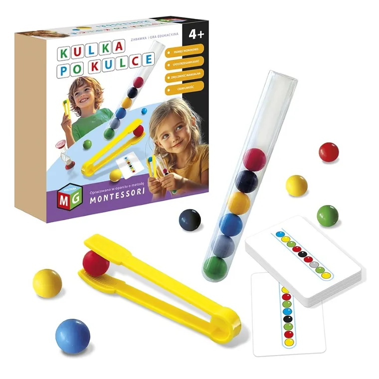 Multigra, Kulka po kulce, gra zręcznościowa, montessori