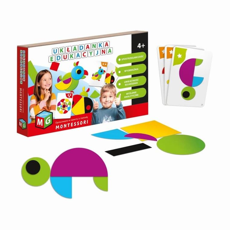 Multigra, Układanka edukacyjna montessori, papuga