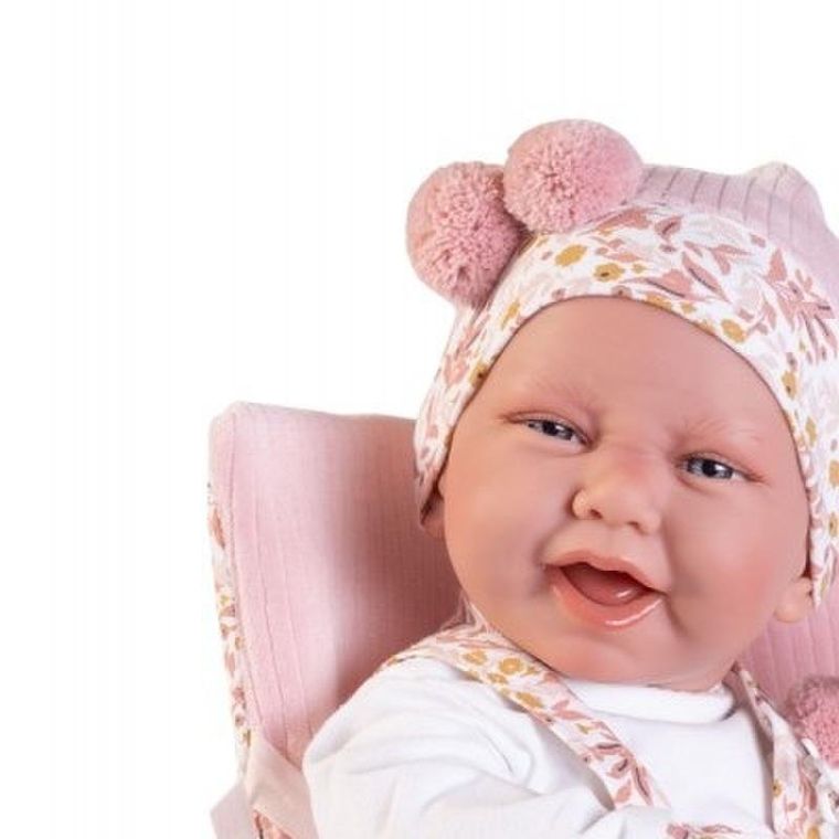 Munecas Antonio Juan, Carla, lalka hiszpańska z kocykiem, 42 cm