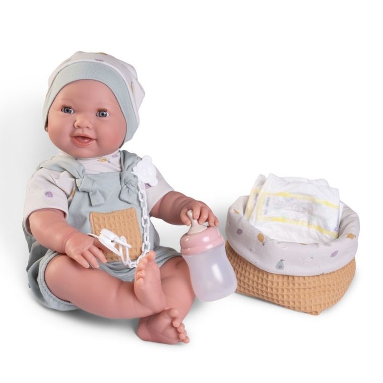 Munecas Antonio Juan, Mia, lalka hiszpańska, niebieska, 42 cm