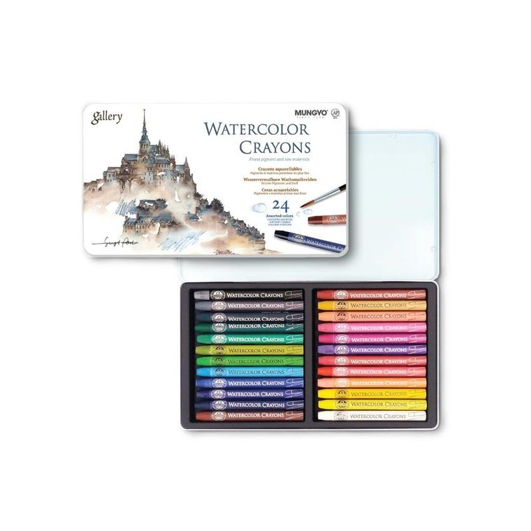 Mungyo, Gallery, kredki akwarelowe, 24 kolory