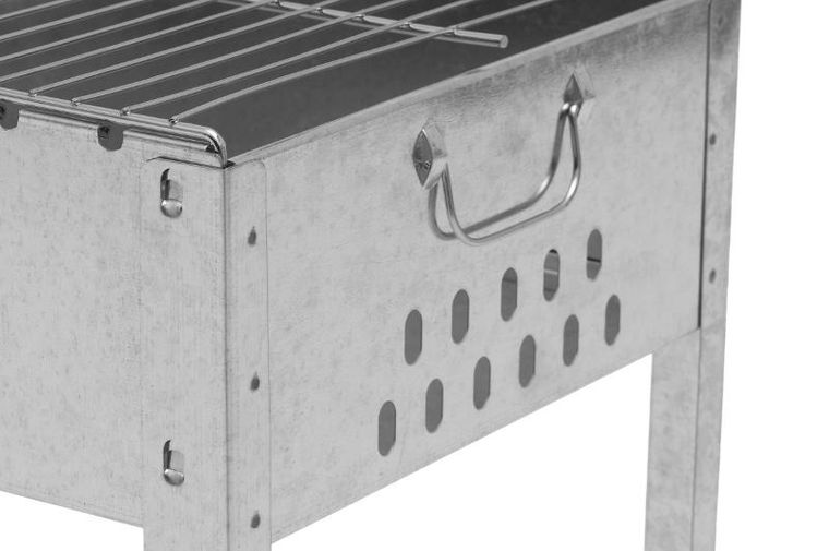 Mustang, grill węglowy ze szpikulcami, Mustang, 50-30 cm