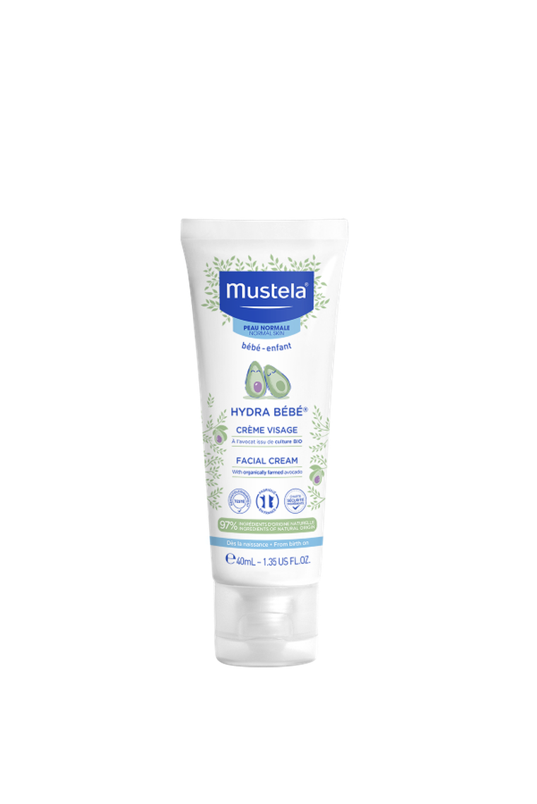 Mustela, Hydra Bébé, krem do twarzy, 40 ml