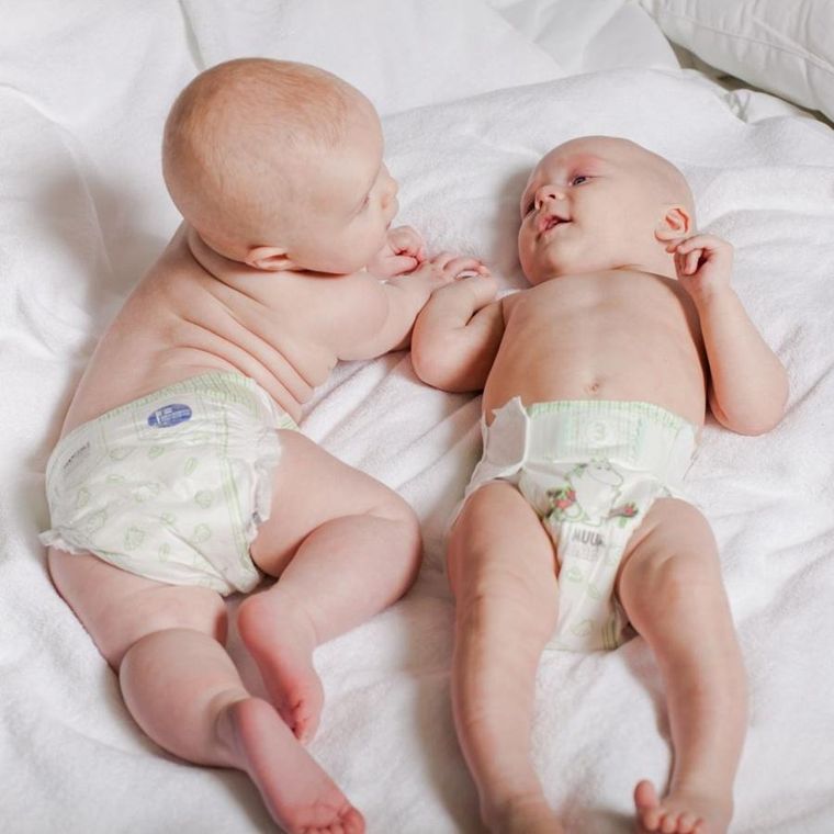 Muumi Baby, Eko, pieluszki, rozmiar 1, Newborn, 2-5 kg, 25 szt.