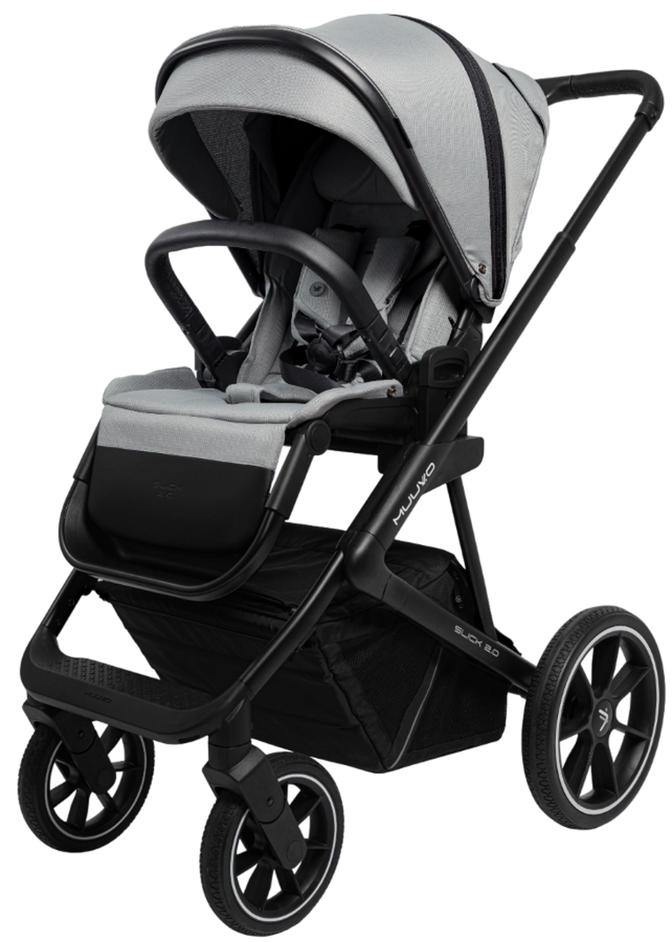 Muuvo, Slick 2.0, wózek wielofunkcyjny, 2w1, Light Grey