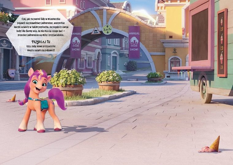 My Little Pony. Nowe pokolenie. Książka do wyklejania