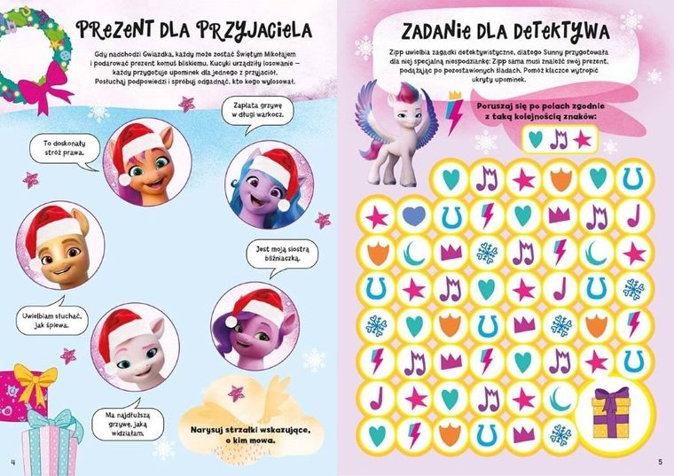 My Little Pony. Nowe pokolenie. Zimowy zeszyt zadań z naklejkami