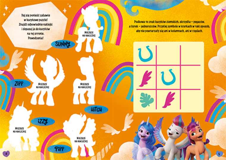 My little pony. Zabawy i zadania z naklejkami.