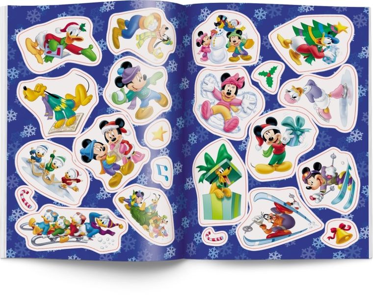 Myszka Miki. Kolorowanka z naklejkami