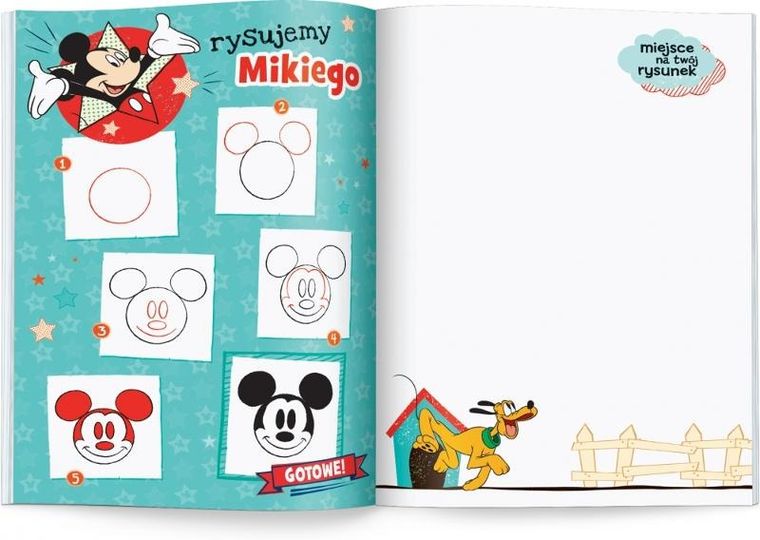 Myszka Miki. Szkoła rysowania krok po kroku