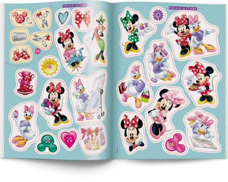Myszka Minnie. Baw się naklejkami