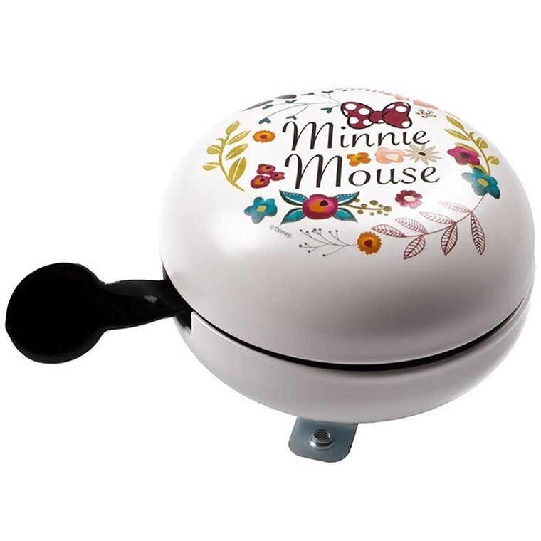 Myszka Minnie, dzwonek do roweru, retro flowers