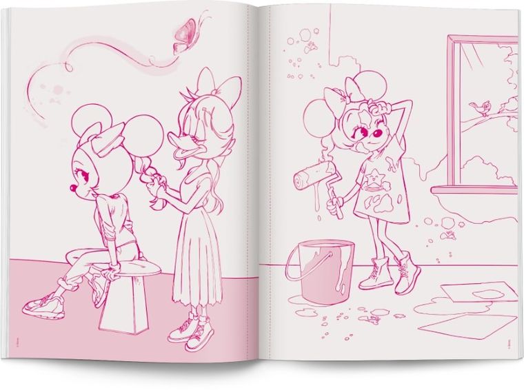 Myszka Minnie. Megakolorowanka