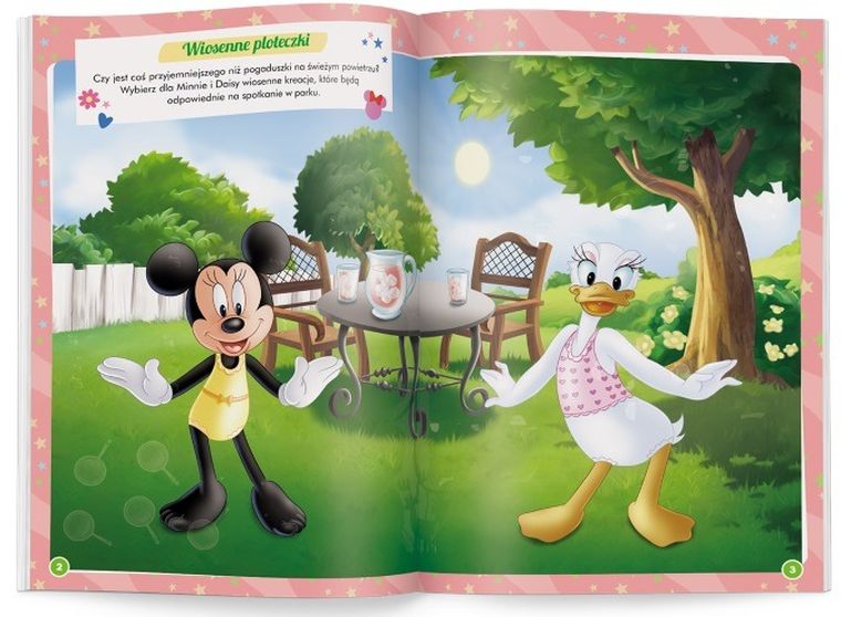 Myszka Minnie. Moja szafa. Zmazywanki z naklejkami