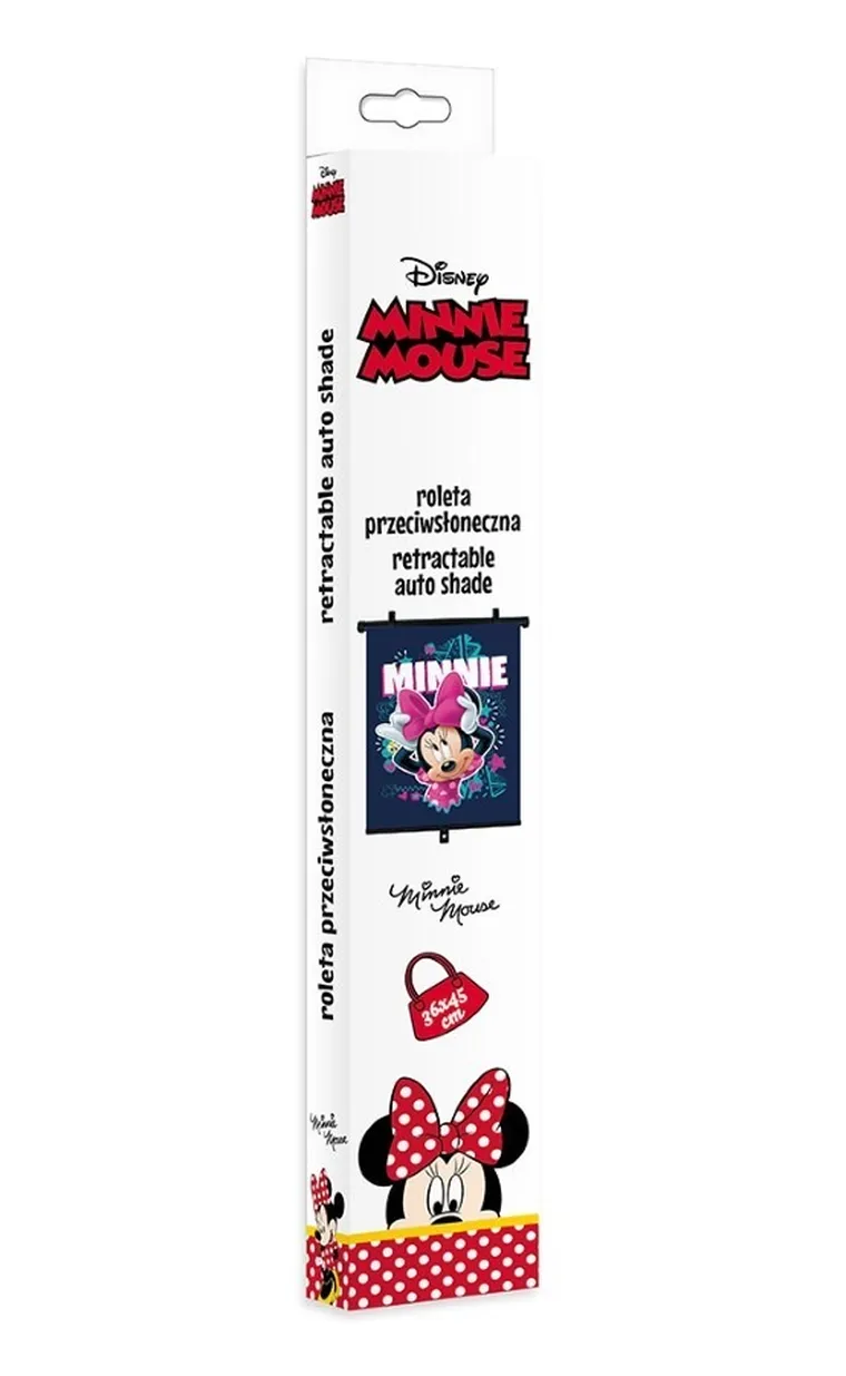 Myszka Minnie, Roleta przeciwsłoneczna, 36-45 cm, 1 szt.