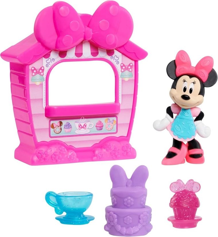 Myszka Minnie, Słodkie przekąski, zestaw: figurka + akcesoria