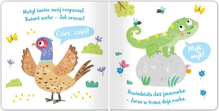 Na łące. Posłuchaj zwierząt! Książeczka z dźwiękiem