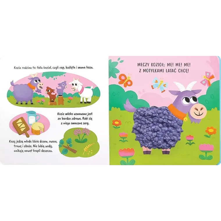 Na wsi. Książeczka sensoryczna. Dotykam i poznaję