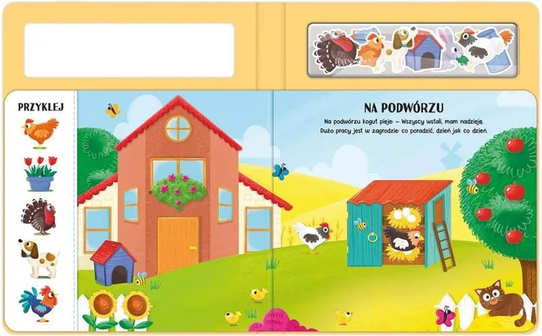 Na wsi. Książeczka z magnesami