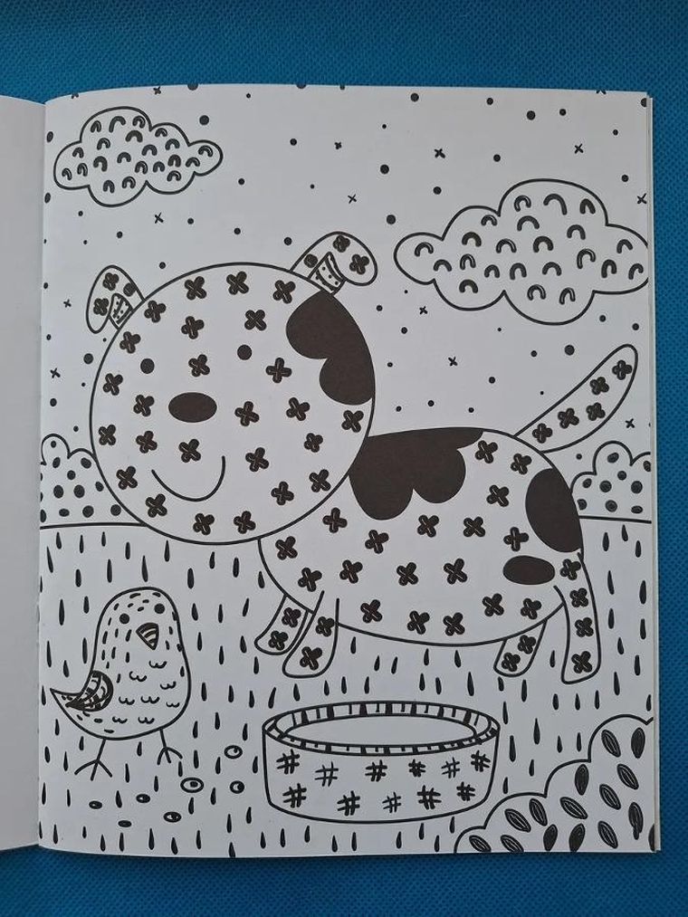 Na wsi. Malowanie wodą! Magia koloru