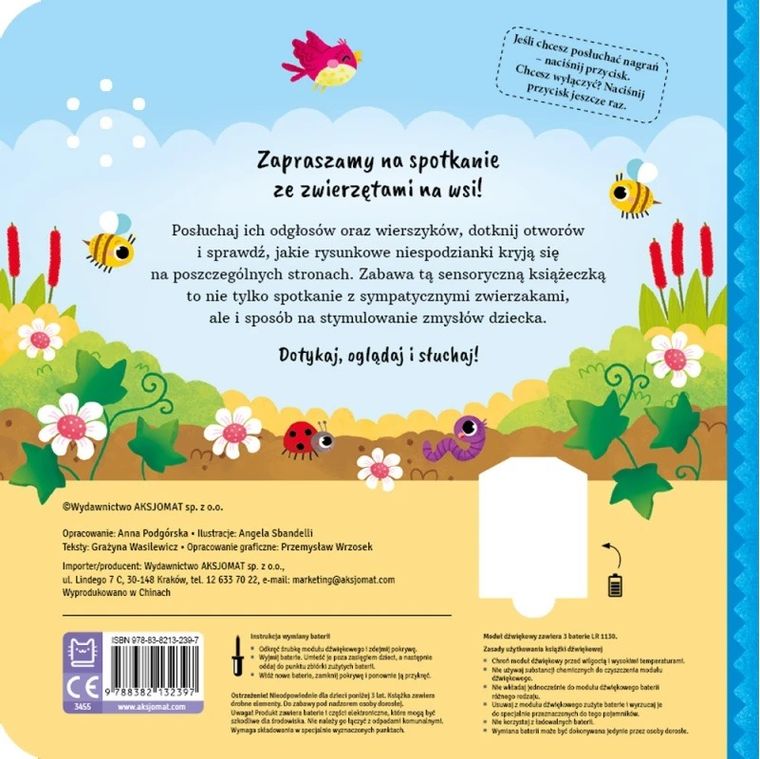 Na wsi. Wierszyki dla maluszka. Naciśnij i posłuchaj