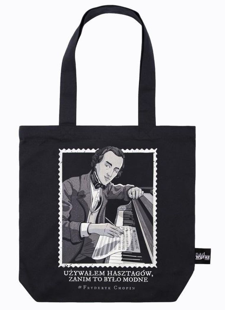 Nadwyraz, torba bawełniana, Fryderyk Chopin