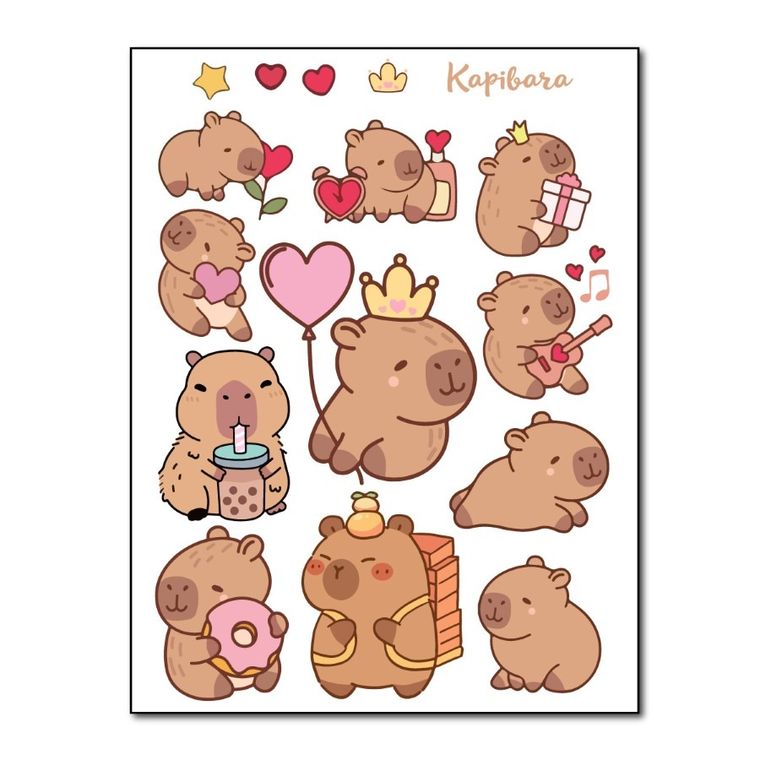 Naprasowanki, naplamki, Kapibara