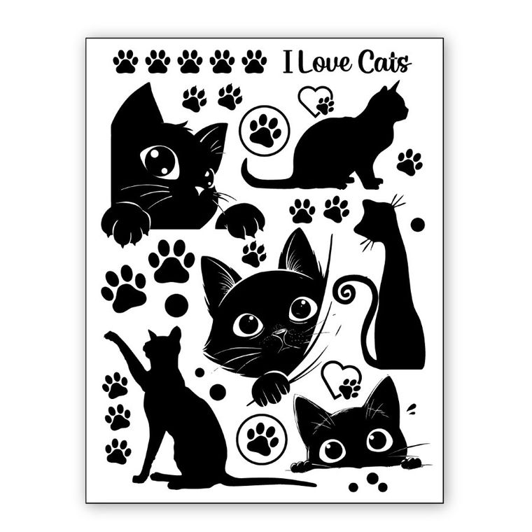 Naprasowanki, naplamki, Koty