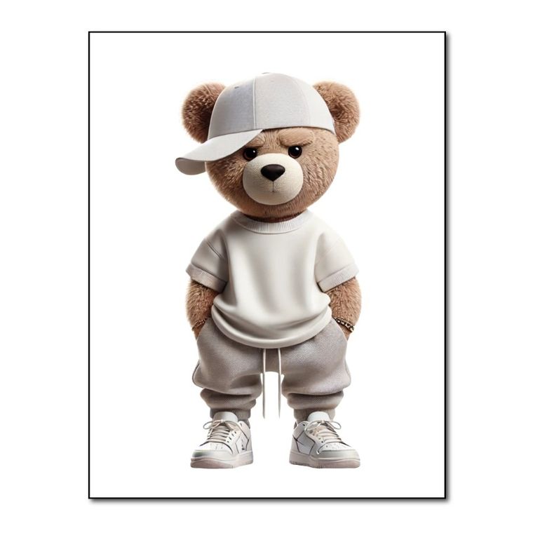 Naprasowanki, naplamki, Miś w dresie