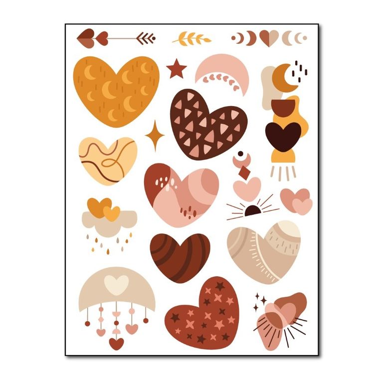 Naprasowanki, naplamki, Serca