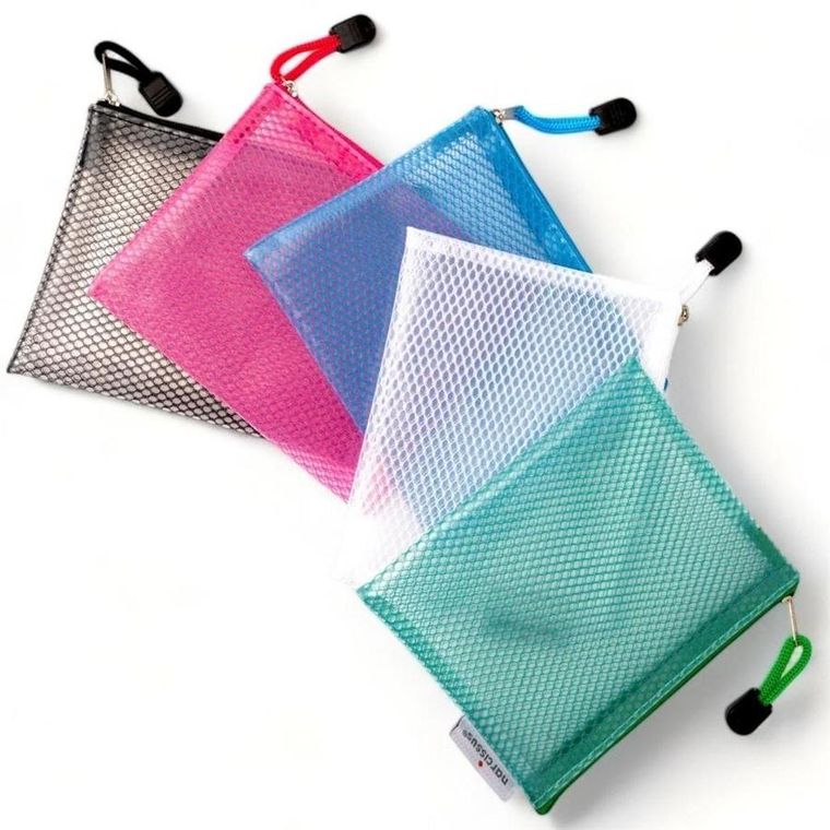 Narcissus, torebka na zamek, mesh, A6, 1 szt.