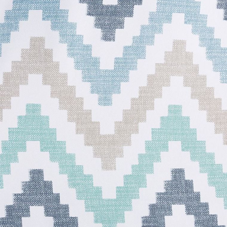 Nastia, zasłona gotowa, z geometrycznym nadrukiem, 140-250 cm