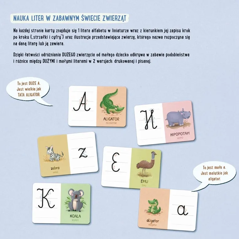 Nasza Księgarnia, Feluś i Gucio poznają literki, gra edukacyjna