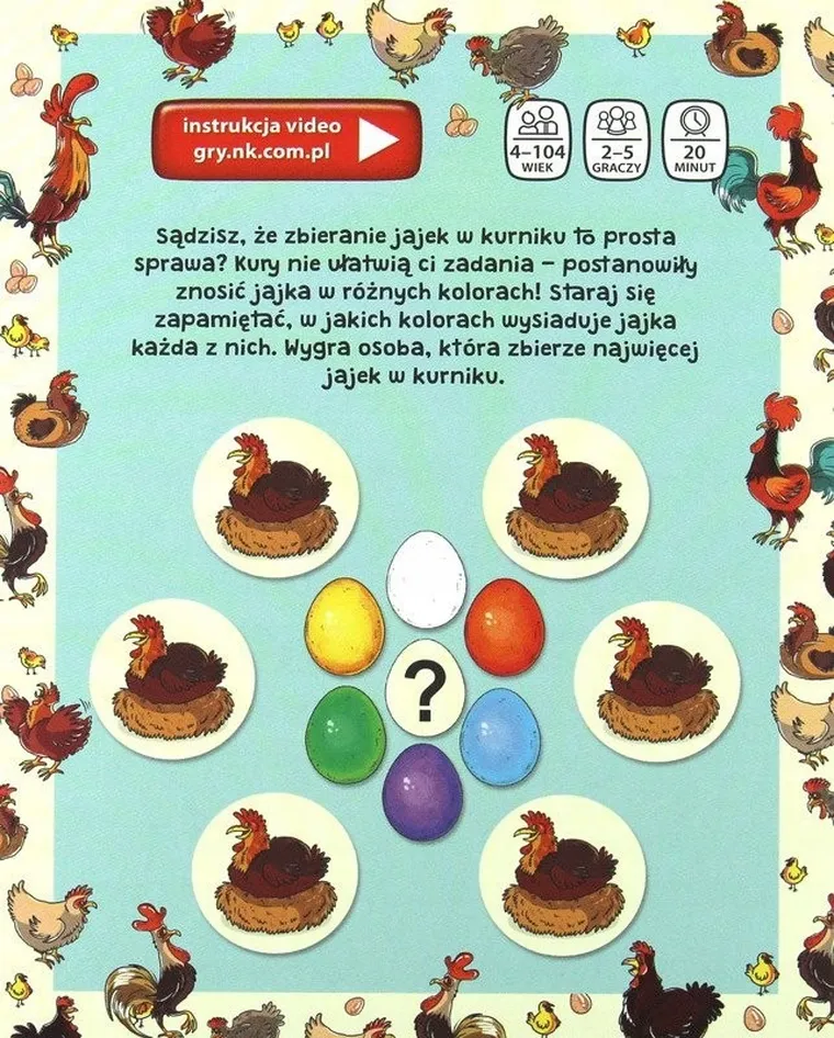 Nasza Księgarnia, Kurnik, gra familijna