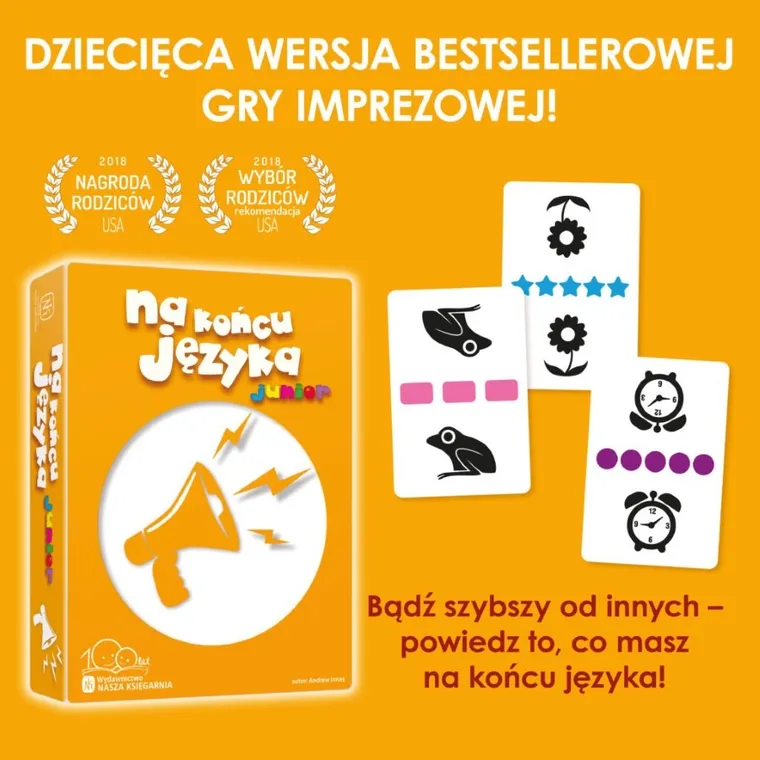 Nasza Księgarnia, Na końcu języka Junior, gra familijna