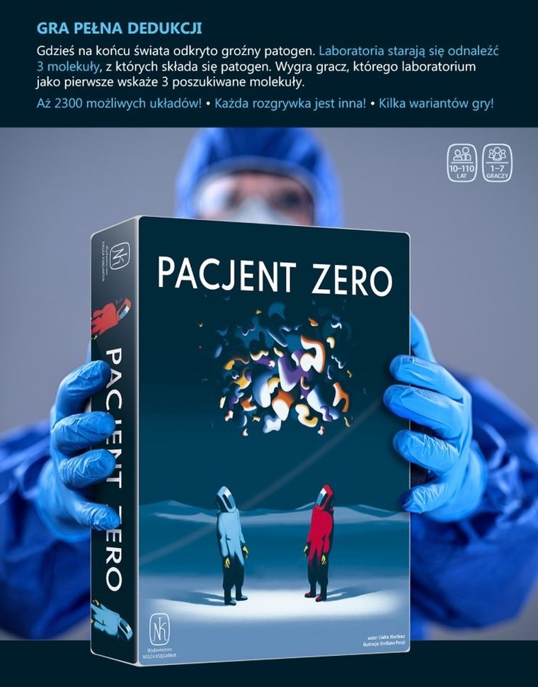 Nasza Księgarnia, Pacjent zero, gra familijna