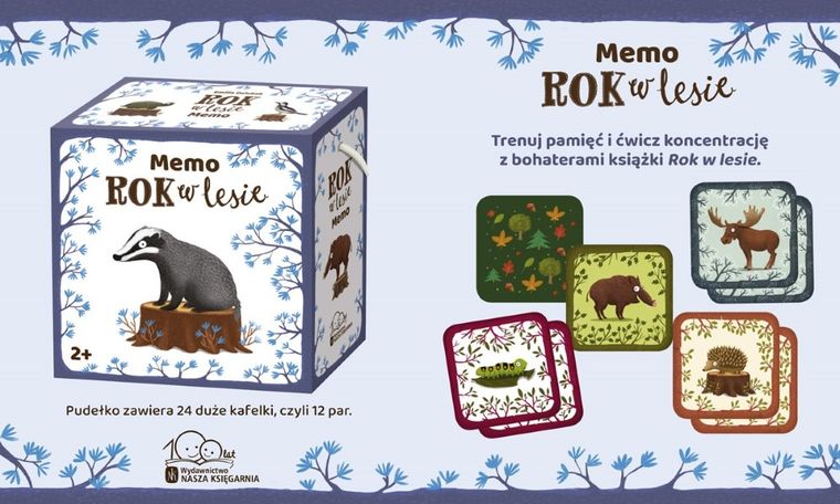 Nasza Księgarnia, Rok w lesie, memo, gra pamięciowa
